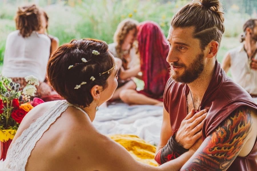 Adam FaeTerra sharing a grounded moment of connection